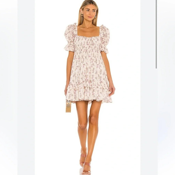 LPA Rachelle Floral Dress Size Medium - Picture 2 of 13